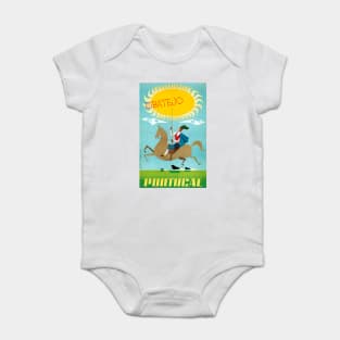 Vintage Travel Poster Portugal Ribattejo Baby Bodysuit